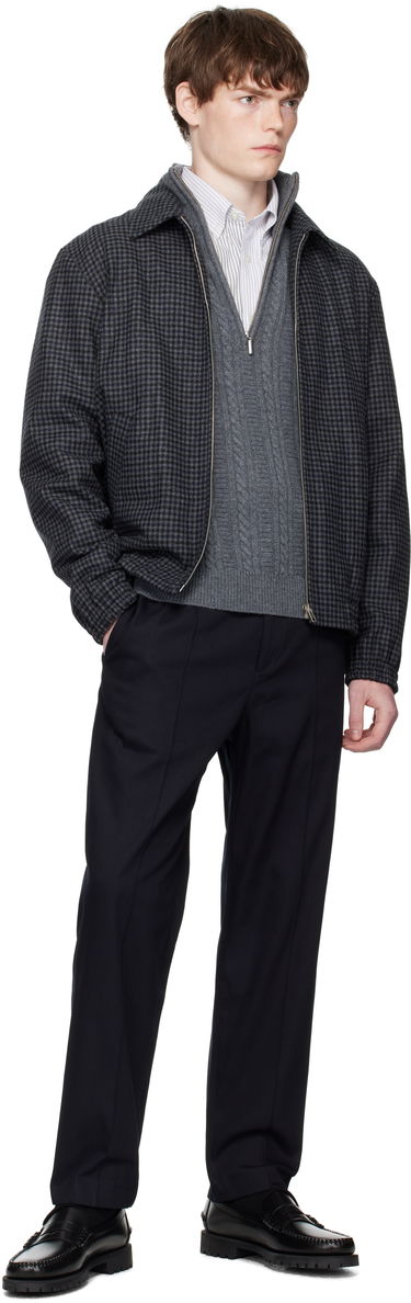 Jakna A.P.C. A.P.C. Gilbert Houndstooth Jacket Tamnoplava | WOARZ-M32018, 3