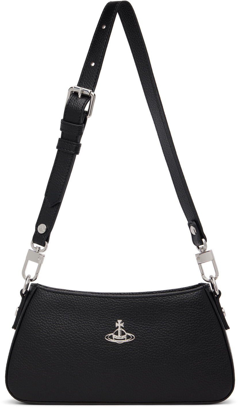 Torba za rame Vivienne Westwood Vivienne Westwood Tasha Shoulder Phone Bag Crna | 5801000GW-S000D-