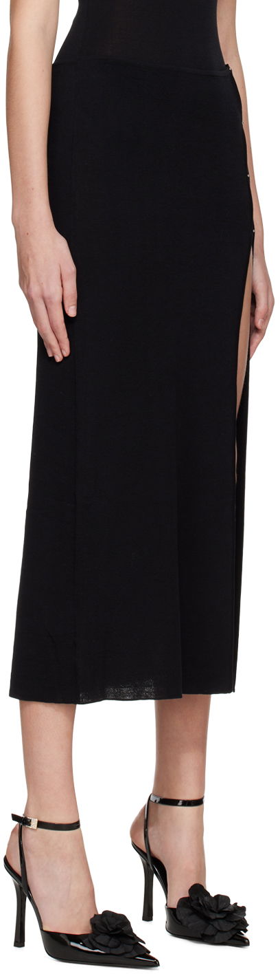 Suknja BEC + BRIDGE BEC + BRIDGE Sorrento Midi Skirt with Side Slit Crna | H22-30388, 1