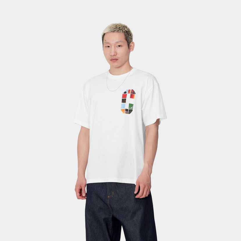 Majica kratkih rukava Carhartt WIP Short Sleeve Graphic Logo T-Shirt Bijela | I033673_5