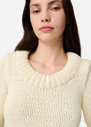 Džemper AXEL ARIGATO Arch Chunky Knit Cropped Sweater Bijela | A3340001, 7