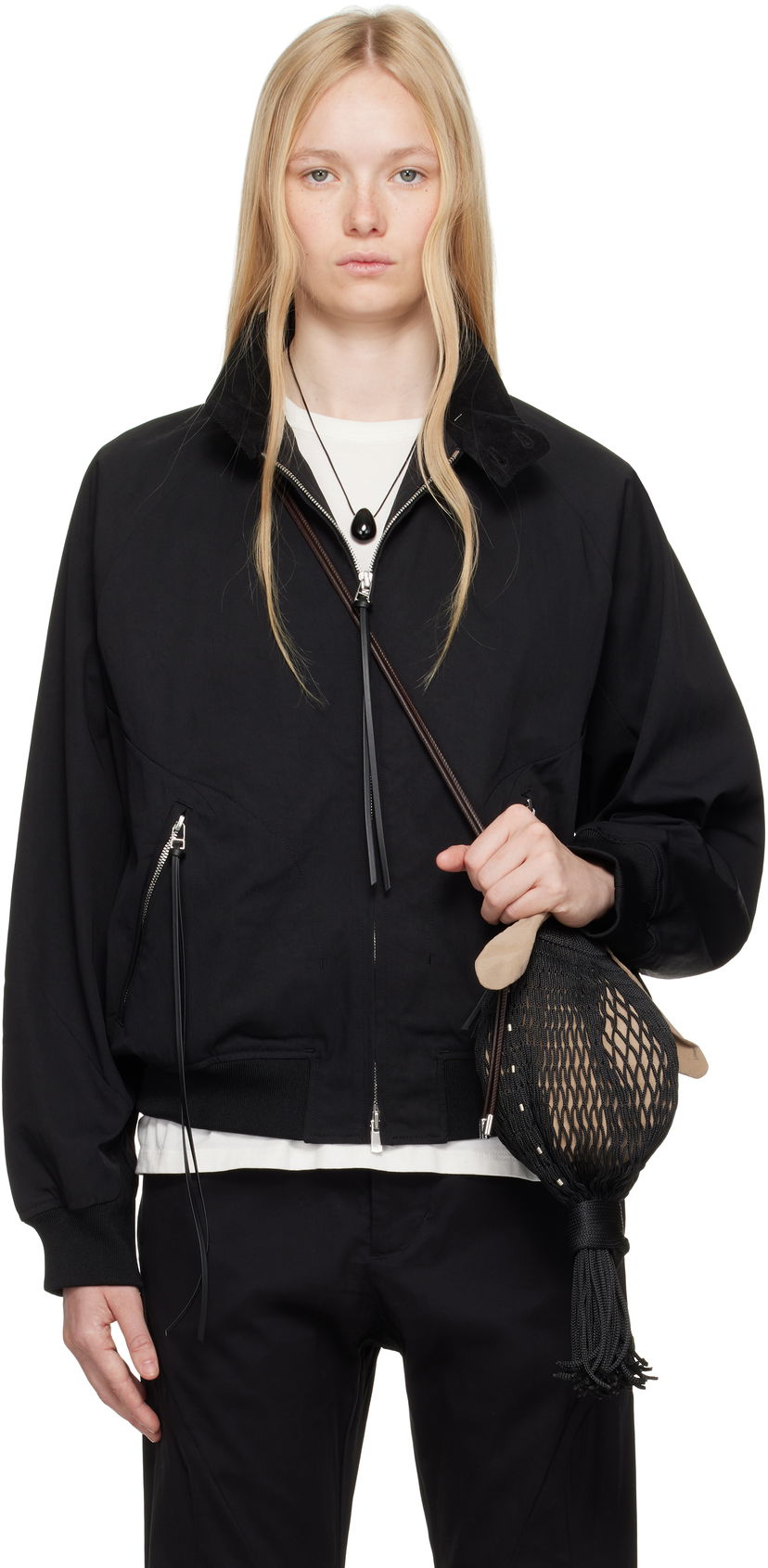 Bomber jakna Post Archive Faction (PAF) PAF 8.0 Center Bomber Jacket Crna | 8.0 OBC-B