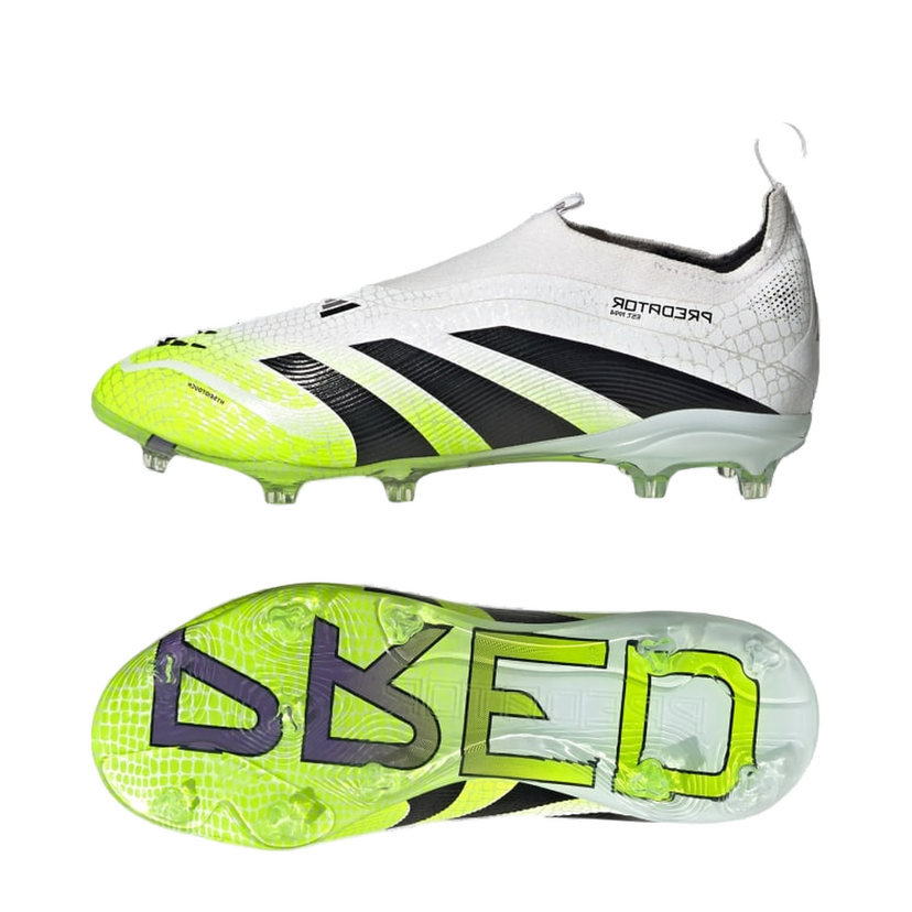 Tenisice i cipele adidas Performance Predator Elite Laceless Firm Ground Boots Bijela | JP9912