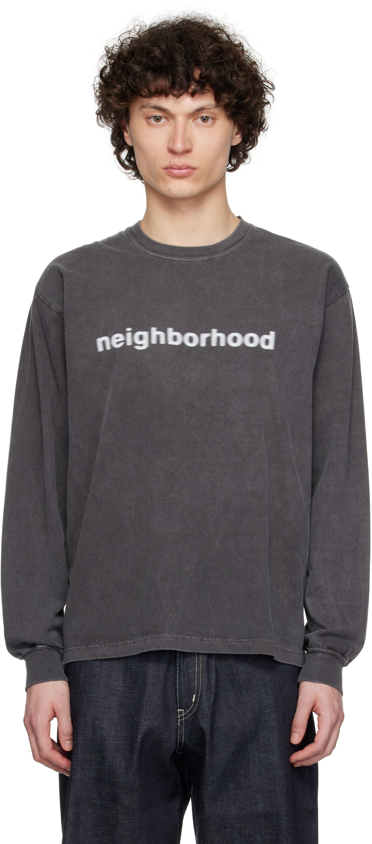 Majica kratkih rukava Neighborhood Neighborhood Long Sleeve T-Shirt Siva | 251PCNH-LT03, 0