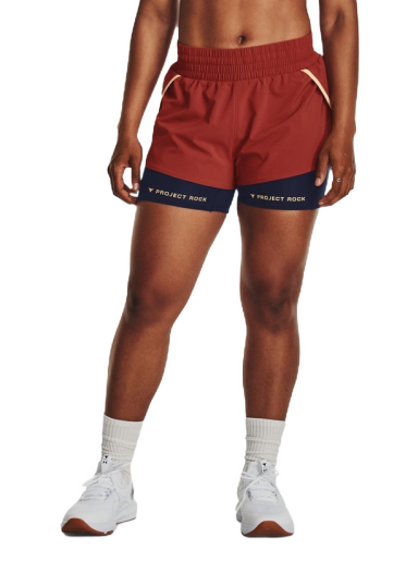 Kratke hlače Under Armour Project Rock Flex Shorts Tamnocrvena | 1380188-635