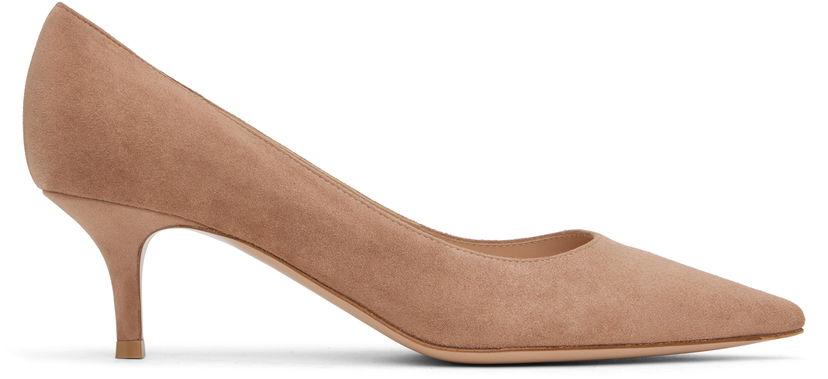 Tenisice i cipele Gianvito Rossi Gianvito 55 Suede Pumps Bež | G20336-55RIC-CAM