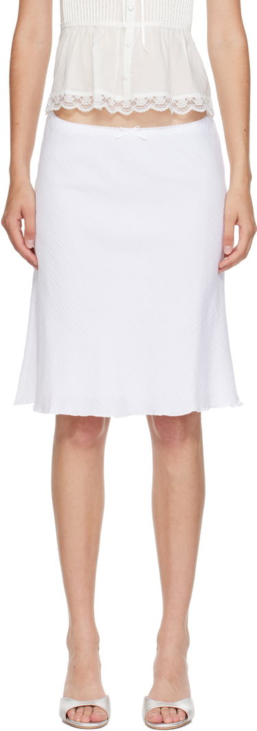 Suknja GUIZIO Guizio Paloma Midi Skirt Bijela | P25338W157, 0
