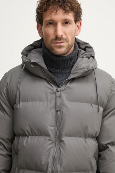 Pernata jakna Rains Long Puffer Down Jacket Siva | 15130.13, 5