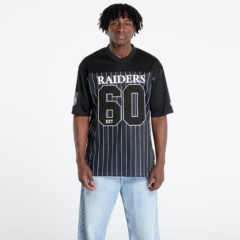 Dres New Era New Era Las Vegas Raiders NFL Pinstripe Jersey Crna | 60667927