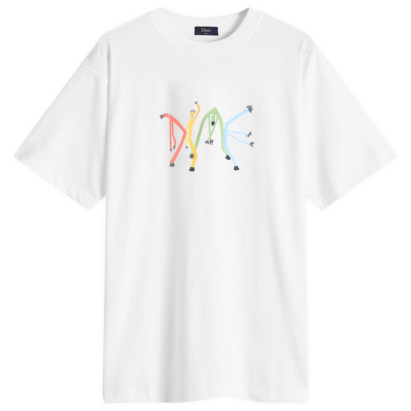 Majica kratkih rukava Dime Tubeman Graphic T-Shirt in White, Size Large Bijela | DIMEHO2456WHT