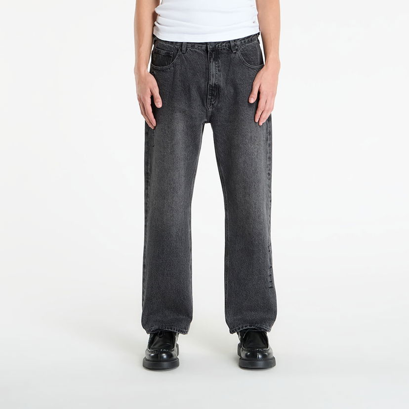 Jeans Footshop Playboy x FTSHP Denim Pants UNISEX Black Crna | FTSHP_515