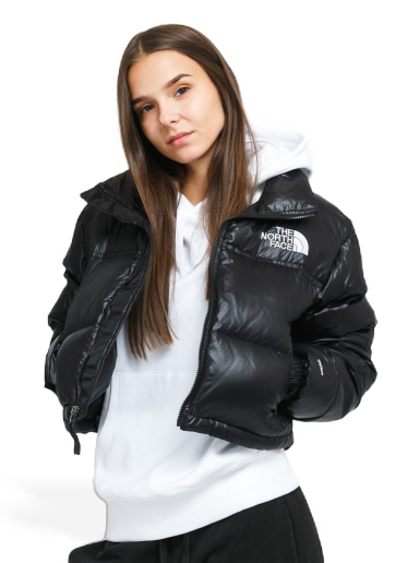 Pernata jakna The North Face Nuptse Short Jacket Crna | NF0A5GGEJK3