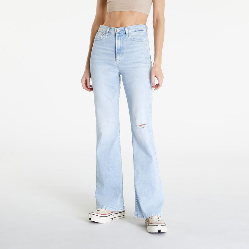 Jeans Tommy Hilfiger Sylvia High Rise Skinny Flared Jeans Denim Light Plava | DW0DW18332 1AB