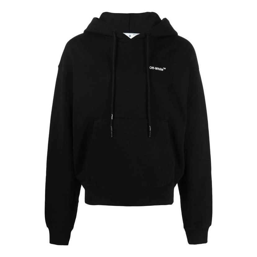 Dukserice Off-White Crowning Print Hoodie Crna | OMBB037C99FLE0071001