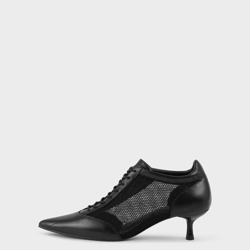 Tenisice i cipele Vagabond Vagabond Lykke Mesh Kitten Heel Booties Crna | 5914-115-20