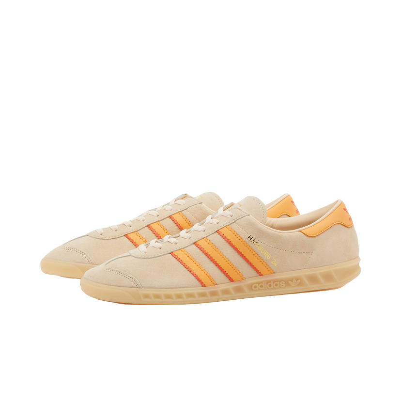 Tenisice i cipele adidas Originals Hamburg 24 Sneakers in Crystal Sand/Hazy Orange/Collegiate Orange Narančasta | IG2109