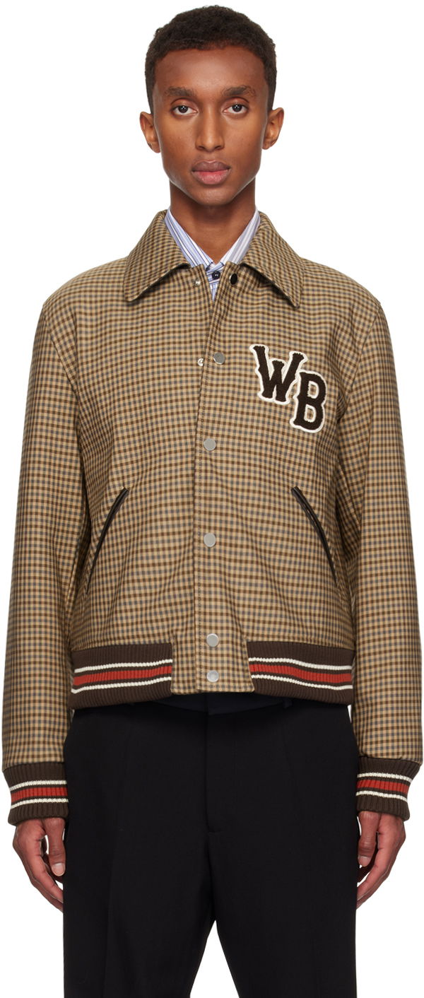 Bomber jakna Wales Bonner Wales Bonner Homecoming Varsity Bomber Jacket Smeđa | UA24JA10-CO03-8890, 0