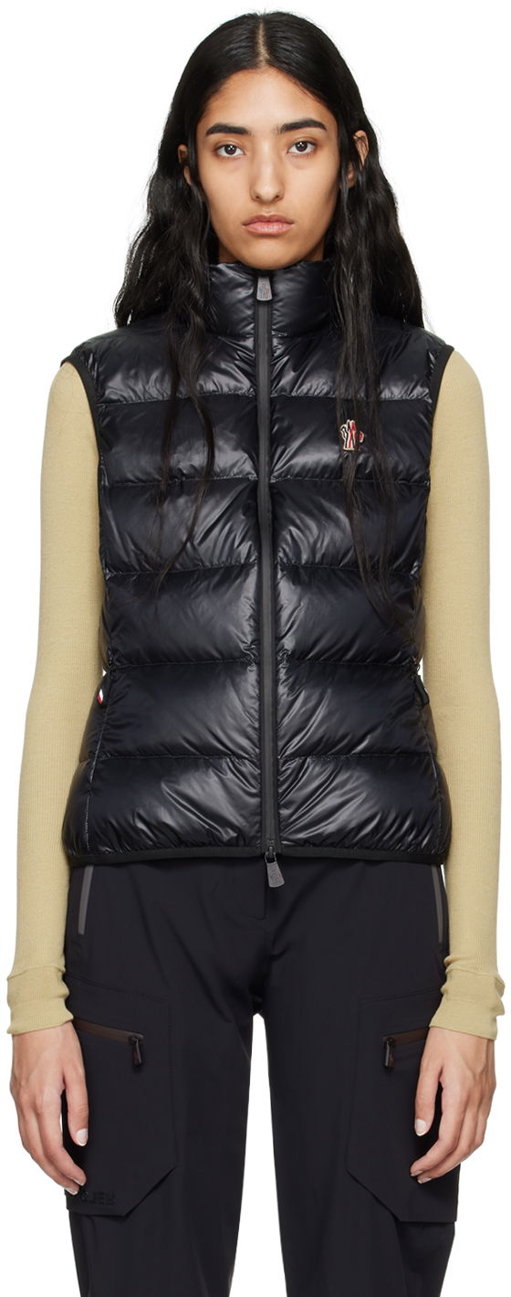 Prsluk Moncler Down Vest With Logo Patch Crna | J20988G00010829H7