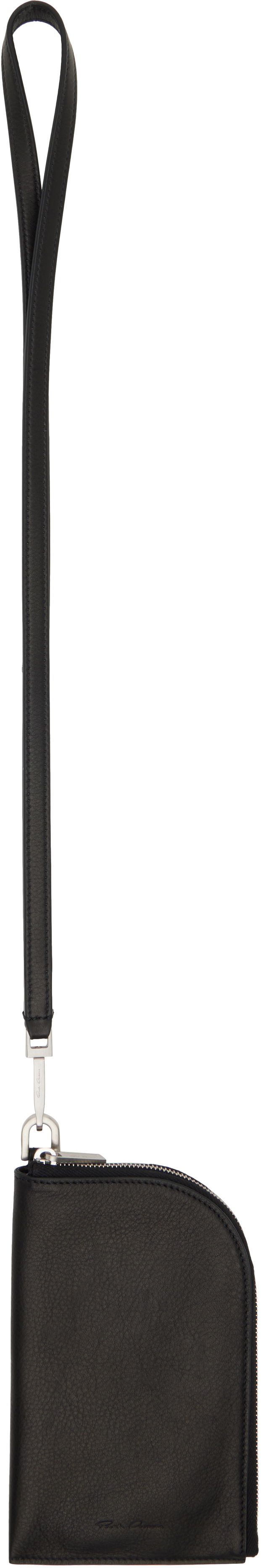 Novčanik Rick Owens Rick Owens Concordians Neck Wallet Crna | RA02E0711 LCN