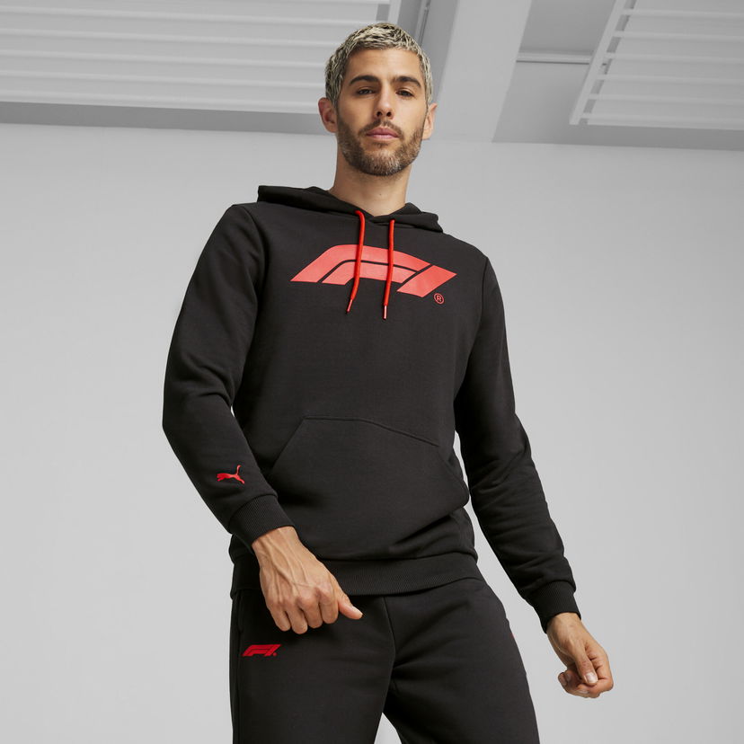 Dukserice Puma F1 ESS Motorsport Logo Hoodie Crna | 625853_01