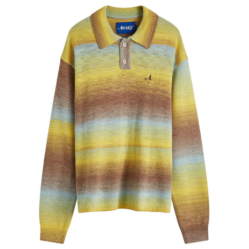 Džemper Awake NY Ombre Polo Jumper Višebojno | AWK-FW24-KN002-MUL