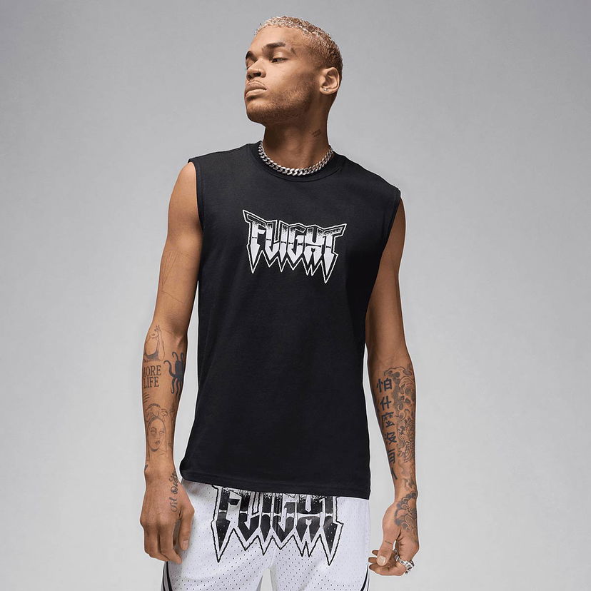 Majica bez rukava Jordan DRI-FIT SPORT FLIGHT SLEEVELESS Crna | FN6020-010