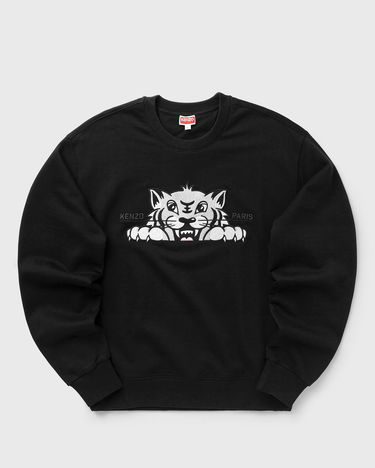 Dukserice KENZO Happy Tiger Embroidered Sweatshirt Crna | FF65SW2654MF.99J, 1