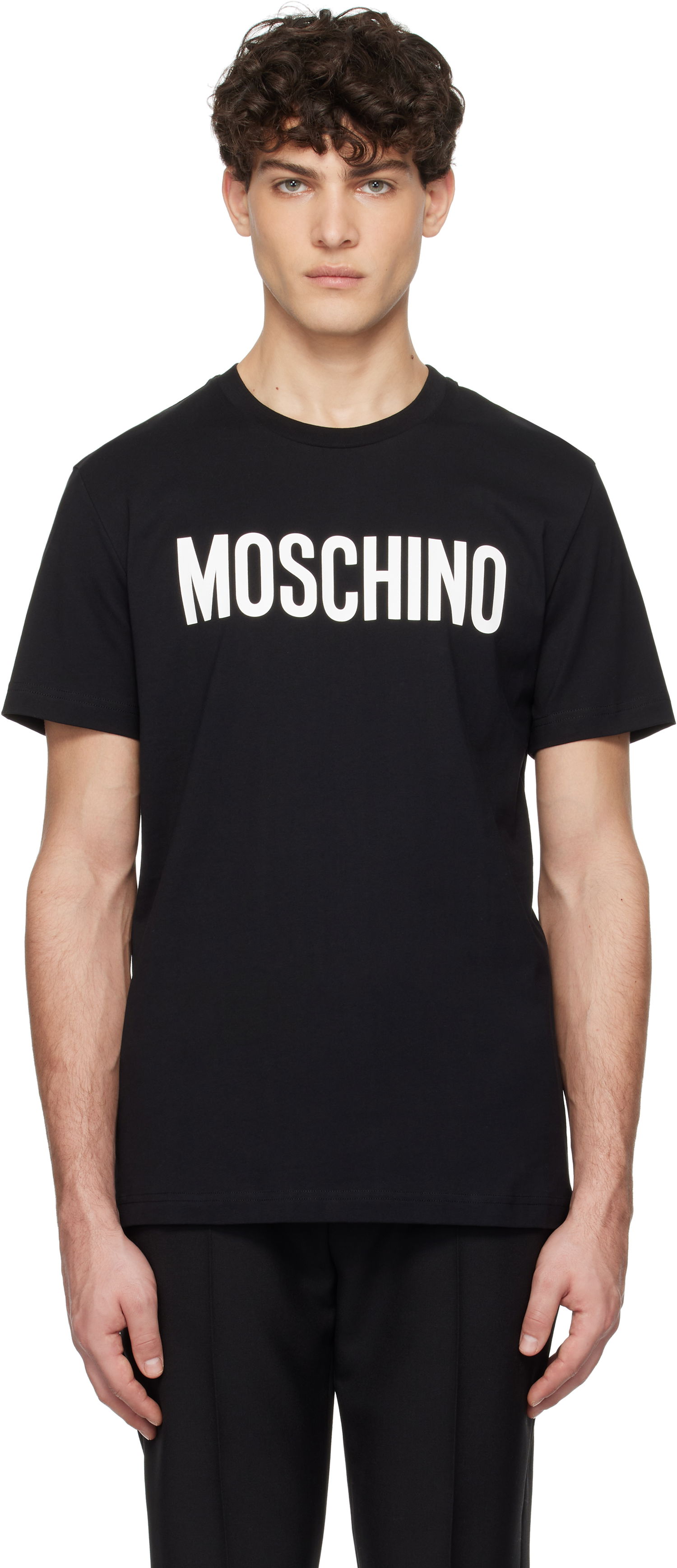Majica kratkih rukava Moschino Moschino Institutional T-Shirt Crna | 251ZZA072002411555, 0