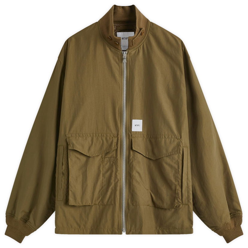 Bomber jakna WTAPS 10 WEP Jacket Size Large Zelena | 242TQDT-JKM04-OLV