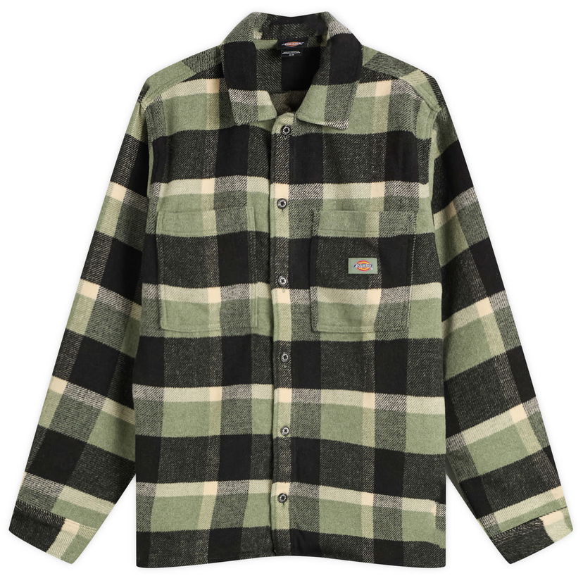 Košulja Dickies Men's Plaid Coaling Shirt Zelena | DK0A4XZZL191