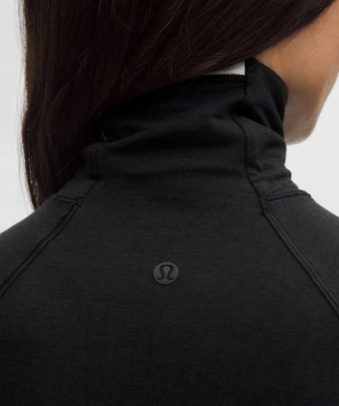 Džemper lululemon Wool-Blend Turtleneck Base Layer Crna | prod20001527, 4