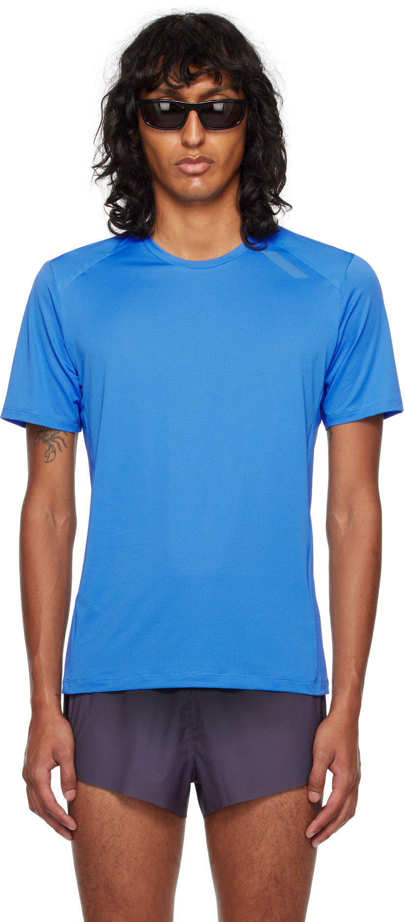 Majica kratkih rukava Soar Running Soar Eco Tech Running T-Shirt Plava | ST2M-PALA