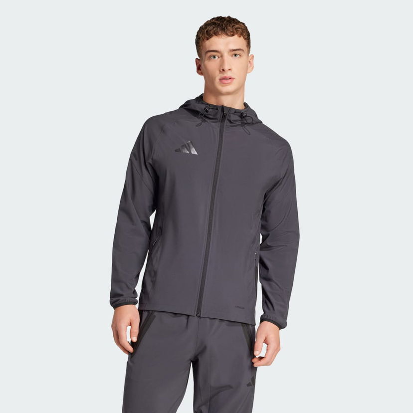 Vjetrovka adidas Performance 25 Pro Vis Tech Travel Training Jacket Siva | JY0484