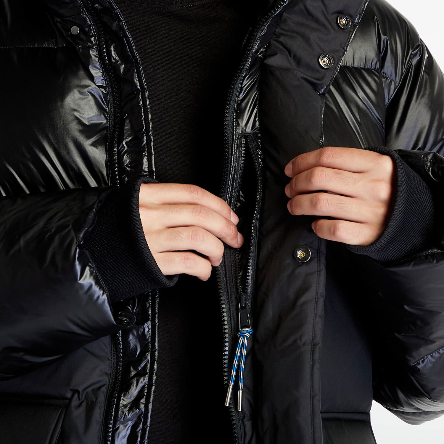 Pernata jakna adidas Originals Mid Puffer Jacket Black Crna | IR7133, 1