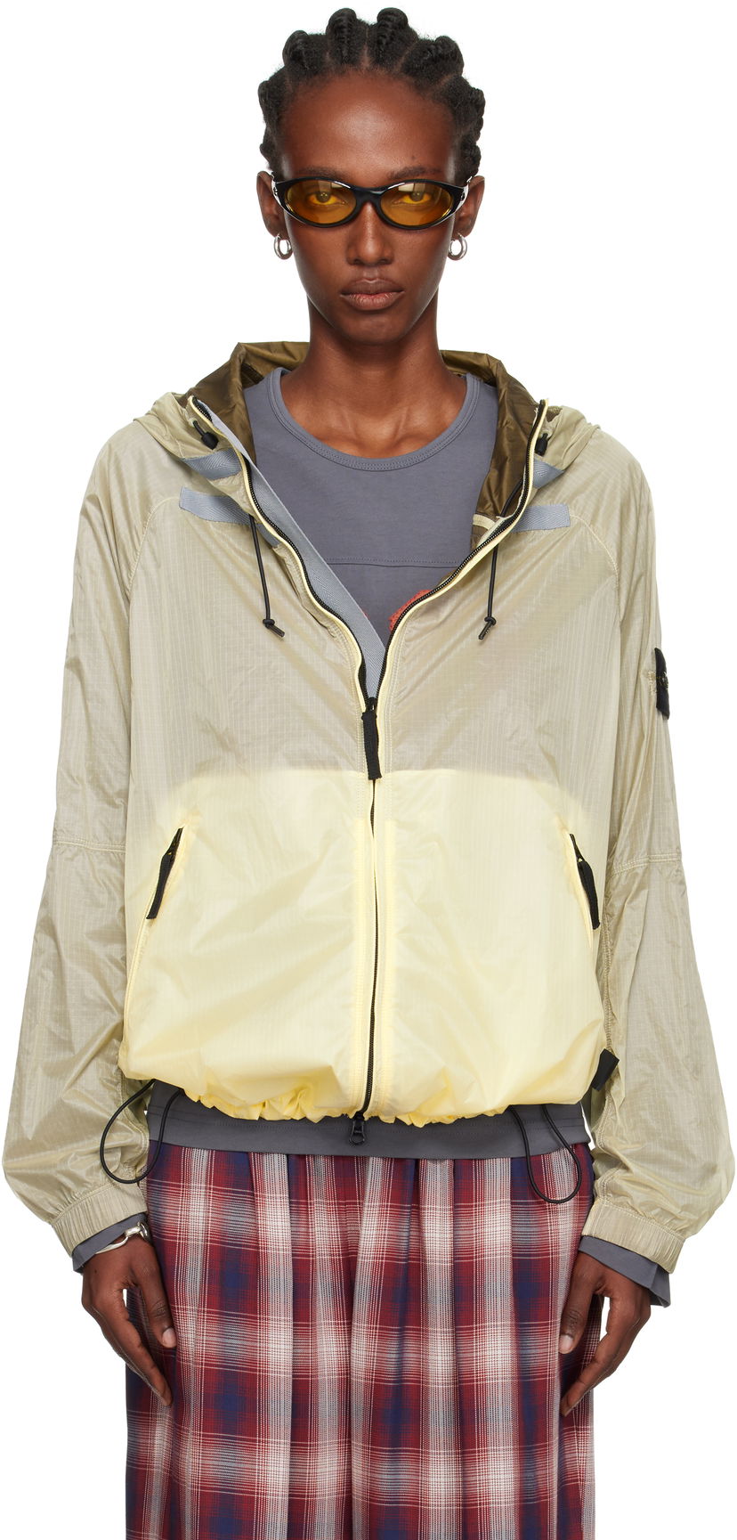 Jakna Stone Island Stone Island Ripstop Light HT Nylon Jacket Žuta | K2S15 Q100008 S0163