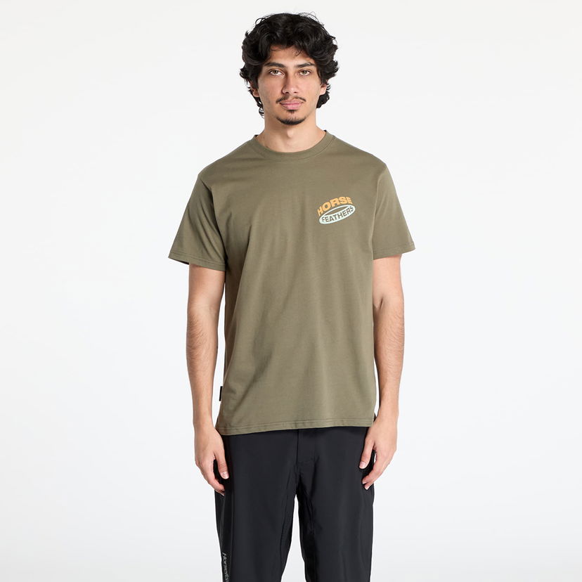 Majica kratkih rukava Horsefeathers Horsefeathers Orbit Tee Zelena | SM1382B