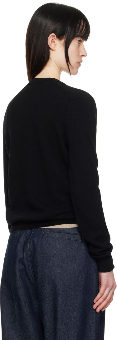 Džemper Comme des Garçons COMME des GARÇONS PLAY Heart V-Neck Sweater Crna | AX-N002-051, 2