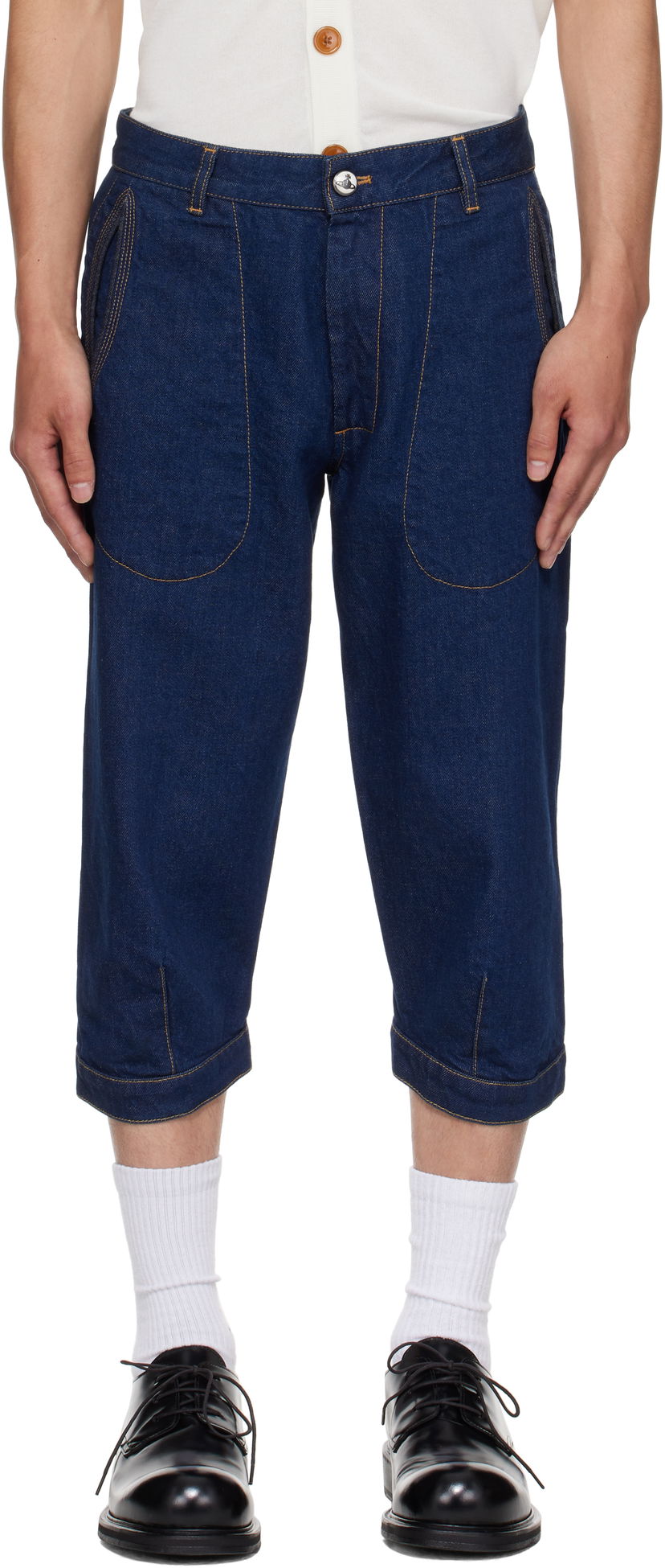 Jeans Vivienne Westwood Vivienne Westwood Casa Breeches Jeans Plava | 3902000Z-W0162-