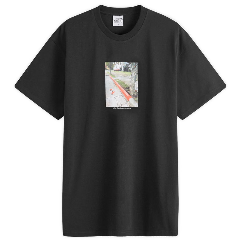 Majica kratkih rukava Polar Skate Co. Red Curb T-Shirt Crna | PSC-F24-38