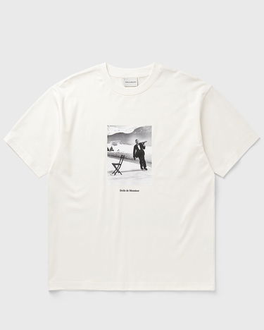 Majica kratkih rukava Drôle de Monsieur Ice Skating Waiter T-Shirt Bijela | I-TS266-CO195-OW, 0