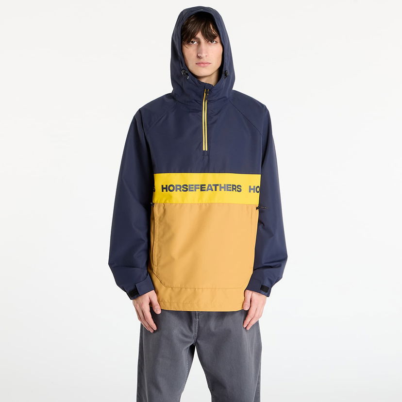Vjetrovka Horsefeathers Gordie Colorblock Hooded Pullover Jacket Višebojno | OM322I