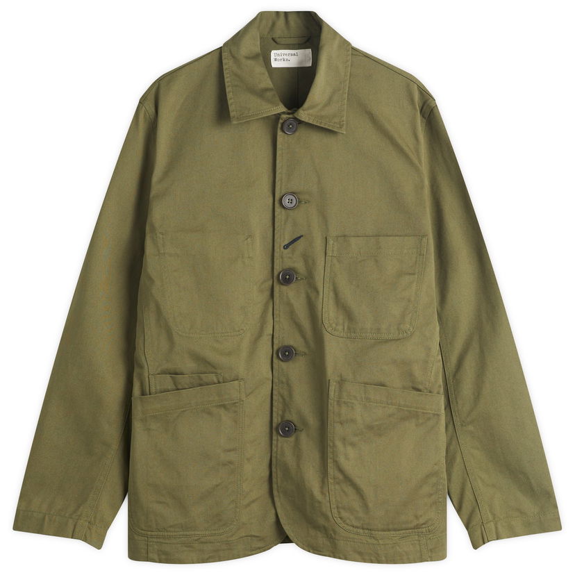 Jakna Universal Works Universal Works Bakers Jacket Zelena | 00102-LOV