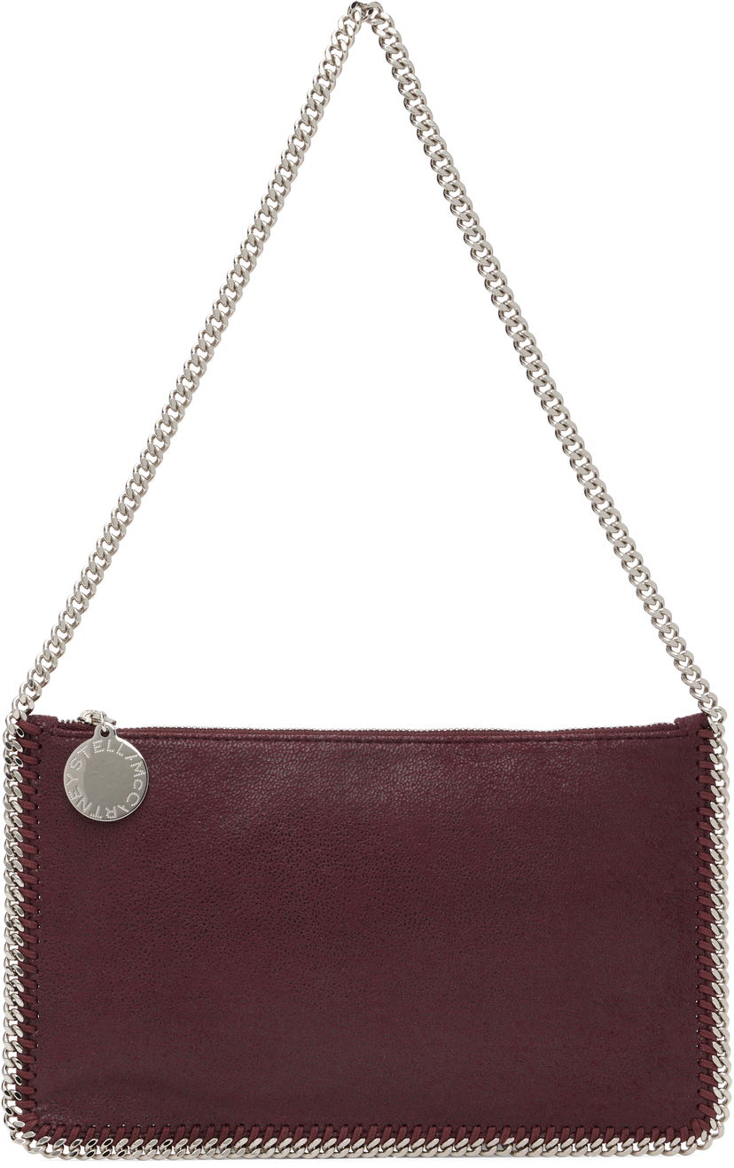 Ručna torbica Stella McCartney Stella McCartney Falabella Chain Pochette Shoulder Bag Tamnocrvena | 7P0076WP0086