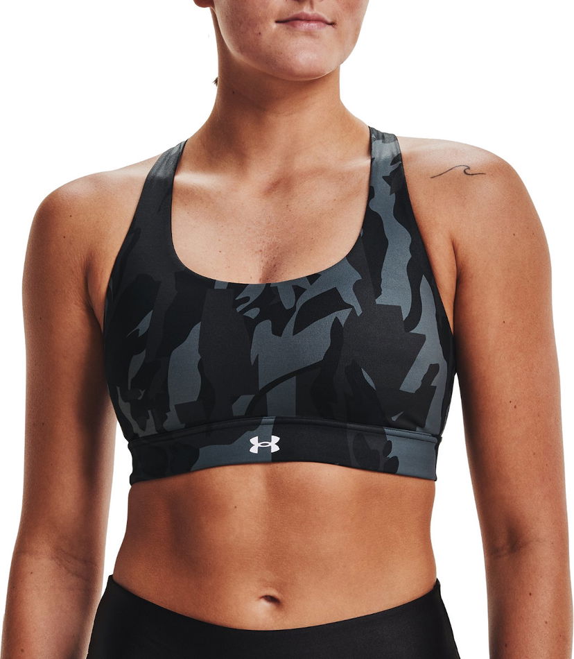 Grudnjak Under Armour Printed Sports Bra Crna | 1362865-001