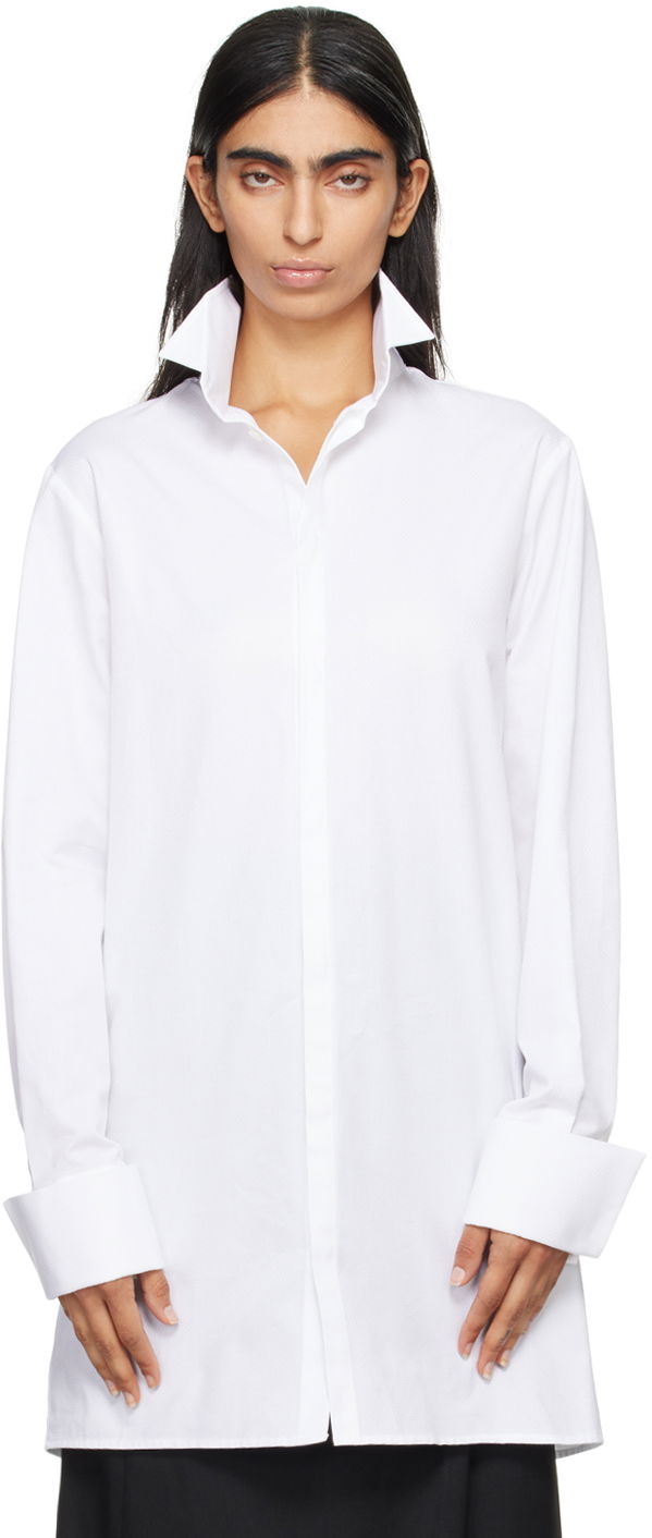 Košulja Maison Margiela Spread Collar Shirt Bijela | S62DT0032 M35231