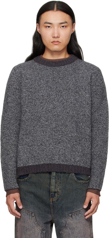 Džemper Eckhaus Latta Eckhaus Latta Yak Knit Sweater Siva | 8258-EL-PF25-M, 0