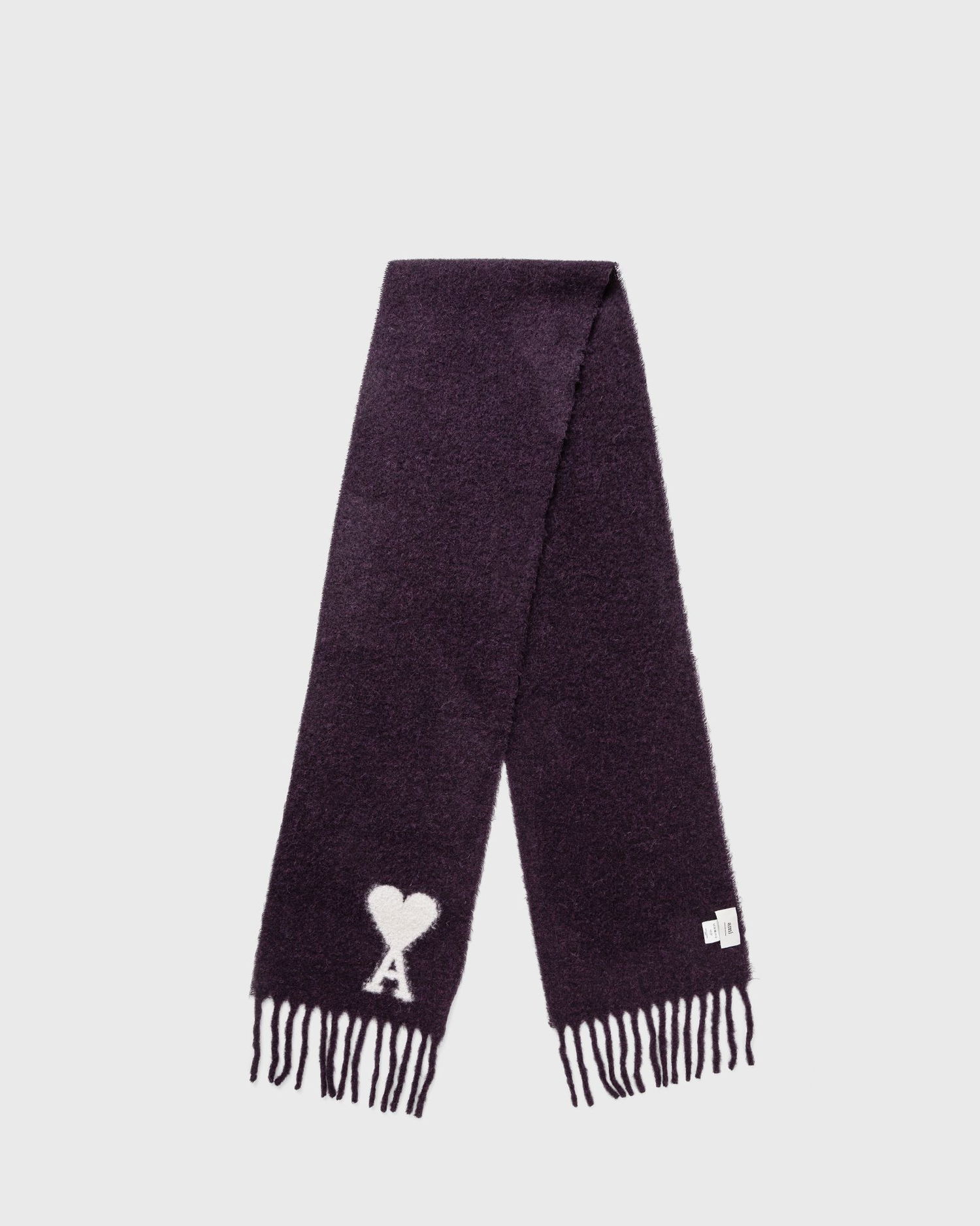 Šal AMI Oversize Scarf With Fringe Ljubičasta | USF422.AW0054-504, 0