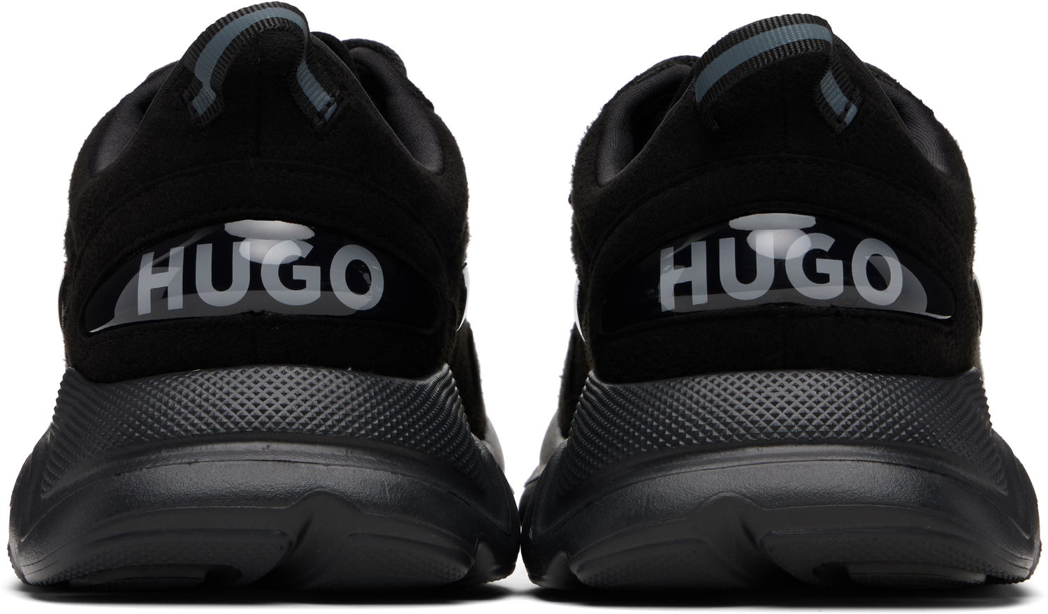 Tenisice i cipele BOSS Hugo Logo Faux-Suede Crna | 50548504, 1