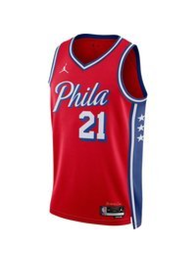Dres Jordan Dri-FIT NBA Philadelphia 76ers Statement Edition Swingman Jersey Crvena | DO9539-658