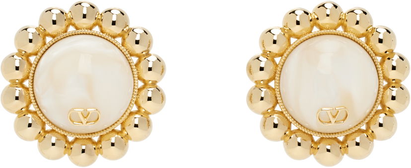 Naušnice Valentino Valentino Garavani Pas Plus Earrings Metalik | 6W2J0Y18DHC